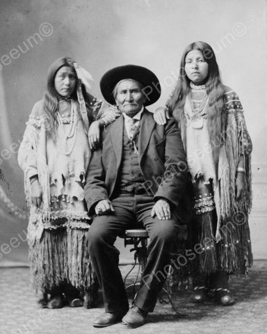 Geronimo Apache Chief Vintage 8x10 Reprint Of Old Photo - Photoseeum