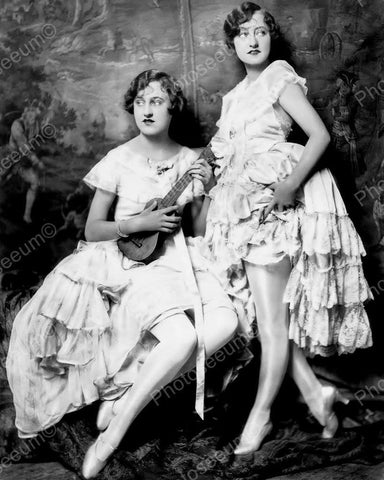 Dolly Sisters Show Girl Vintage 8x10 Reprint Of Old Photo 1 - Photoseeum