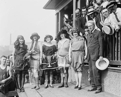 Bathing Beauty Contest Viintage 8x10 Reprint Of Old Photo - Photoseeum