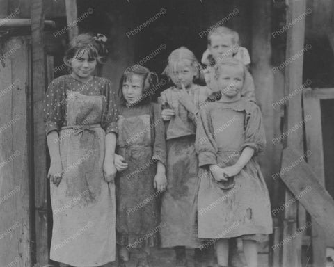 Oyster Schuckers Child Labor Group 8x10 Reprint Of Old Photo - Photoseeum