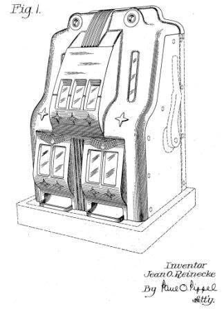 USA Patent Bally One Arm Bandit Slot Machine Drawings - Photoseeum