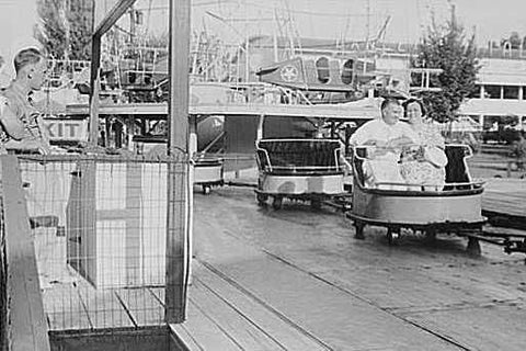 Ohio Amusement Park Ride 4x6 1930s Reprint Of Old Photo - Photoseeum