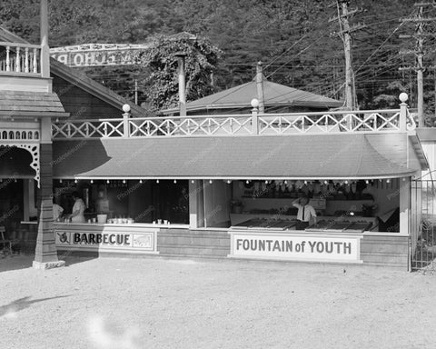 Glen Echo Fountain Of Youth Food Stand  8x10 Reprint Of Old Photo - Photoseeum