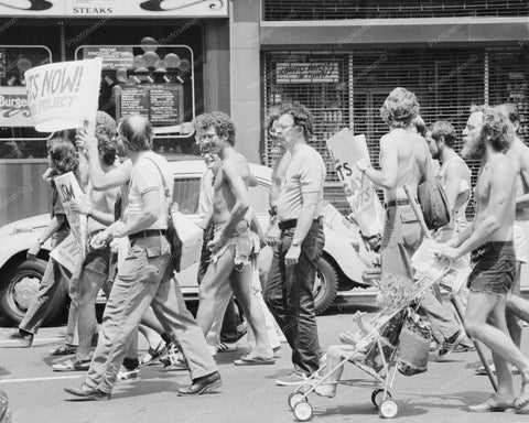 Gay Rights March Vintage 8x10 Reprint Of Old Photo - Photoseeum