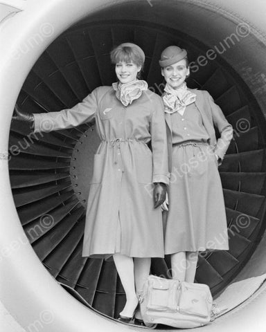 Presenting The New Stewardess Uniform Vintage 8x10 Reprint Of Old Photo - Photoseeum