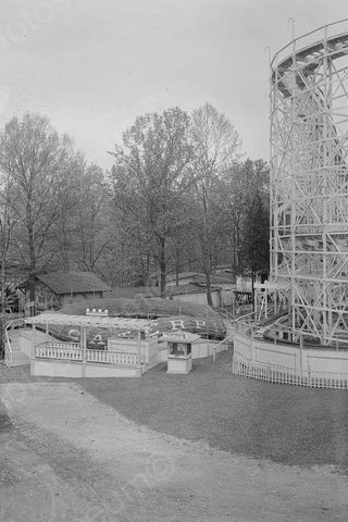 Glen Echo Caterpillar Ride In Action  4x6 Reprint Of Old Photo - Photoseeum