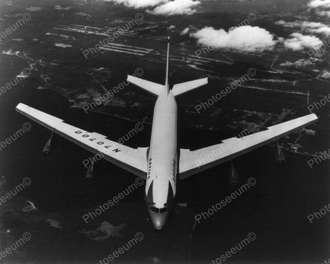 Boeing 707 America's 1st Jet Transport Vintage 1950s Reprint 8x10 Old Photo - Photoseeum