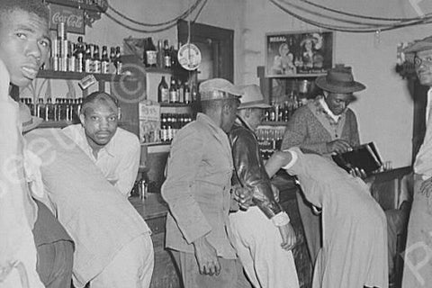 Busy Juke Joint Scene 4x6 Reprint Of Old Photo - Photoseeum