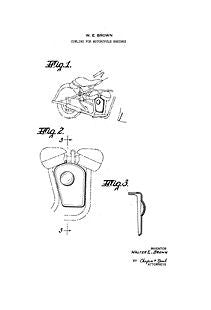 USA Patent Motorcycle 1950's Drawings - Photoseeum