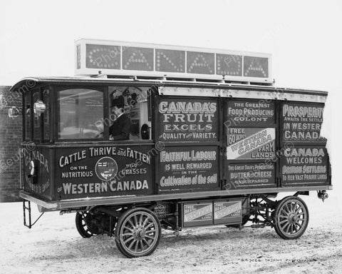 Canada Welcome Wagon 1905 Vintage 8x10 Reprint Of Old Photo - Photoseeum
