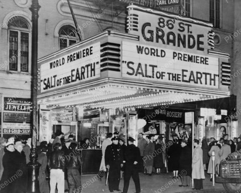 86th Grande Theatre Busy Entrance 1900s Vintage 8x10 Reprint Of Old Photo - Photoseeum