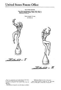 USA Patent Kellogg Cereal Diver Give-away 1950's Drawings - Photoseeum