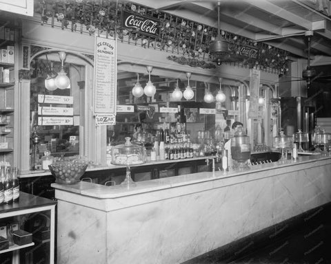 Peoples Drug Store Soda Fountain 1920s 8x10 Reprint Of Old Photo - Photoseeum