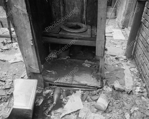 Filthy Privy Viintage Outhouse 8x10 Reprint Of Old Photo - Photoseeum