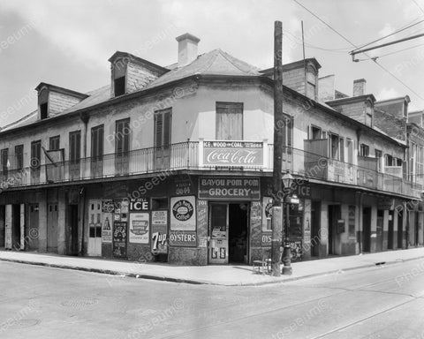 Bayou Pom Pom Grocery Store 1930 Vintage 8x10 Reprint Of Old Photo - Photoseeum