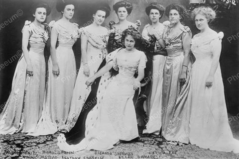 Group Of Women Pose For Picture Taking 8x10 Reprint Of Old Photo - Photoseeum