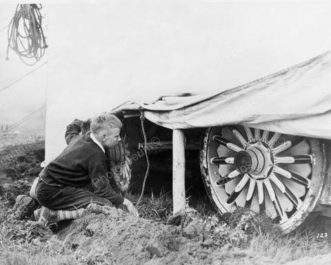Young Boy Peeks Under Circus Tent 8x10 Reprint Of Old Photo - Photoseeum