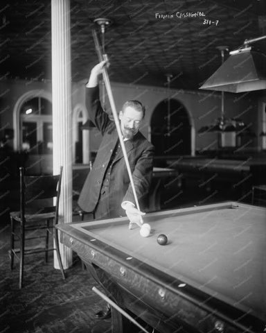 French Billiards Champ Cassignol 1890s 8x10 Reprint Of Old Photo 4 - Photoseeum