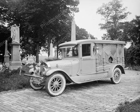 Ford Motor Co Hanlon Lincoln Hearse Vintage 8x10 Reprint Of Old Photo 1 - Photoseeum