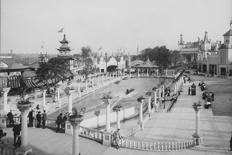 Luna Amusement Park in Pittsburgh PA 1900 4x6 Reprint Of Old Photo - Photoseeum
