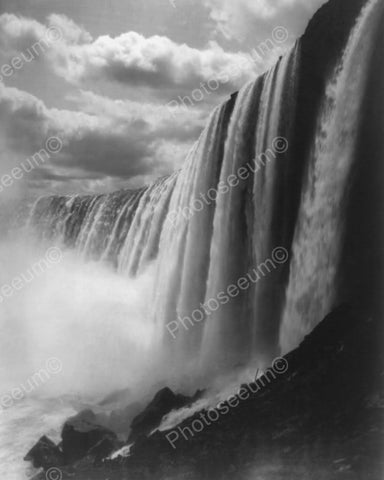 Niagara Falls Close Up View From Below! 8x10 Reprint Of Old Photo - Photoseeum