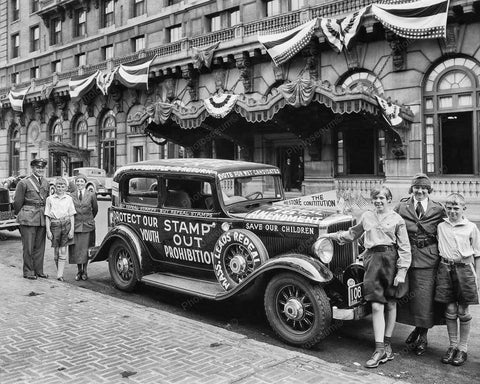 Protect Our Youth Prohibition Car Vintage 8x10 Reprint Of Old Photo - Photoseeum