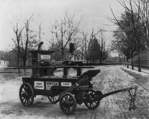 First Fire Engine Of Hempstead NY1832 8x10 Reprint Of Old Photo - Photoseeum