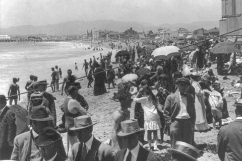 California Venice Beach Sunbathers 1910s 4x6 Reprint Of Old Photo - Photoseeum