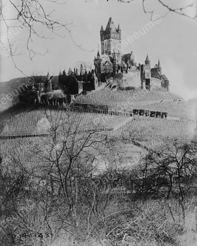 Burg Cochem German Castle 1870s  8x10 Reprint Of Old Photo - Photoseeum