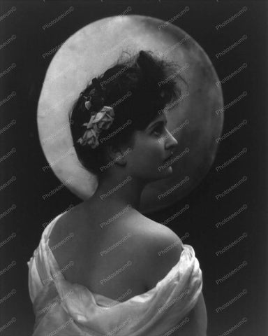 Victorian Bare Shouldered Lady Vintage 8x10 Reprint Of Old Photo - Photoseeum