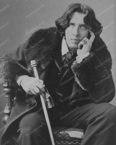 Oscar Wilde Circa 1880s Vintage 8x10 Reprint Of Old Photo - Photoseeum
