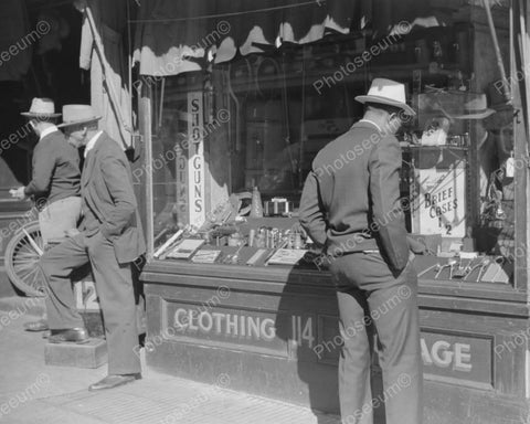 Pawn Shop Vintage Clothing 1939 Vintage 8x10 Reprint Of Old Photo - Photoseeum