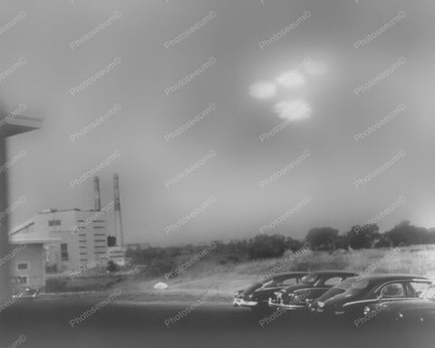 UFOs V  Sky Formation 1950s 8x10 Reprint Of Old Photo - Photoseeum