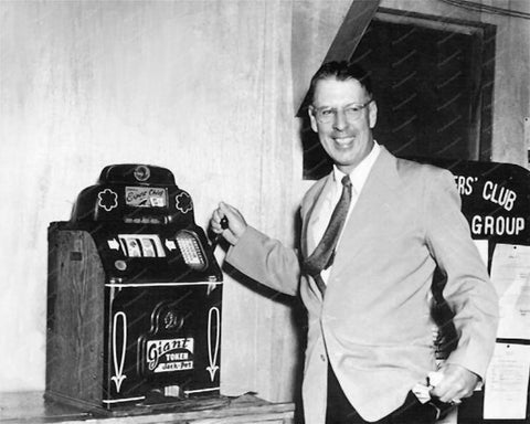 Jennings Export Chief Slot Machine 8x10 Reprint Of Old Photo - Photoseeum
