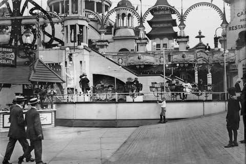 Coney Island Teaser Ride Luna Park 1900s 4x6 Reprint Of Old Photo - Photoseeum