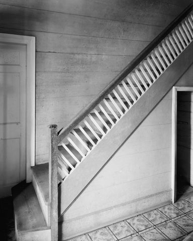 Unusual Staircase 1938 Vintage 8x10 Reprint Of Old Photo - Photoseeum