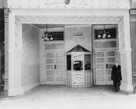 Vaudeville Box Office Entrance 1910s 8x10 Reprint Of Old Photo - Photoseeum