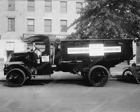 Mack Truck 1920 Vintage 8x10 Reprint Of Old Photo - Photoseeum