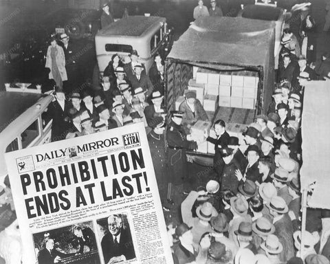 Prohibition Ends At Last 8x10 Reprint Of Old Photo - Photoseeum