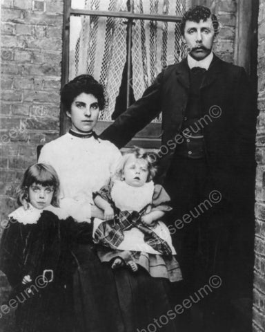 Titanic Survivors Goldsmith Family Portrait 1906 8x10 Reprint Of Old Photo - Photoseeum
