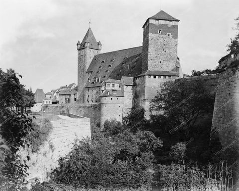 Castle Stunning! Nuremberg Germany Old 8x10 Reprint Of Old Photo - Photoseeum