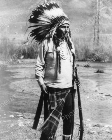 Chief Joseph Indian Poses 1800s Vintage 8x10 Reprint Of Old Photo - Photoseeum