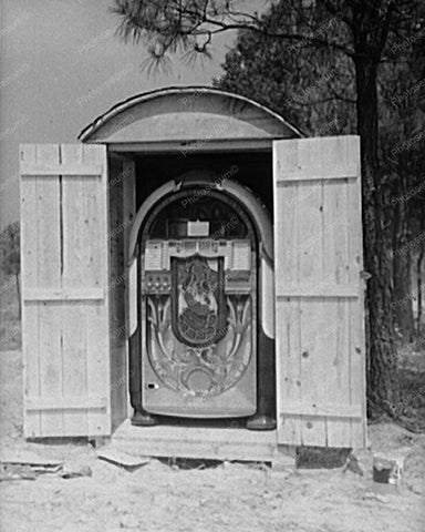 Roadside Wulitzer 850 Peacock Juke Box 8x10 Reprint Of Old Photo - Photoseeum