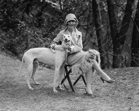 First Miss America And Her Dog 1920s 8x10 Reprint Of Old Photo - Photoseeum