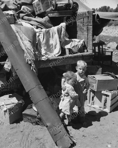 Small Tots With Familys Life Belongings 8x10 Reprint Of Old Photo - Photoseeum