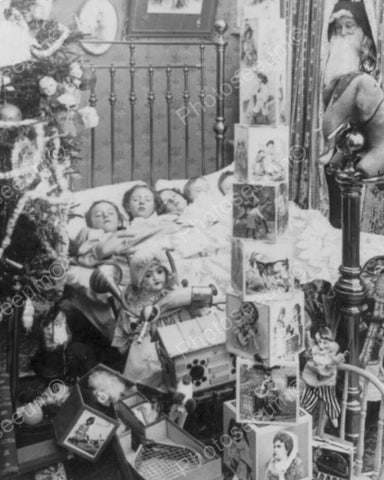 Twas The Night Before Christmas 1898 8x10 Reprint Of Old Photo - Photoseeum