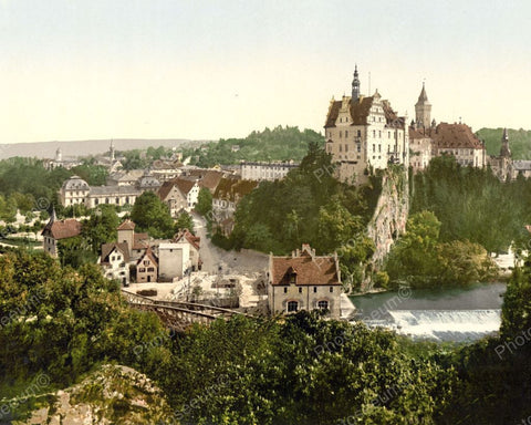 Sigmarungen Hohenzollern Germany 1900 Vintage 8x10 Reprint Of Old Photo - Photoseeum