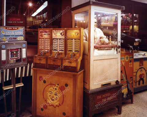 Fortune Teller Arcade Game Vintage 1960's 8x10 Reprint Old Photo - Photoseeum