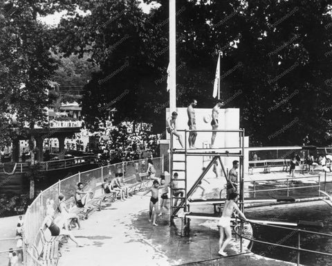 Glen Echo Park Diving Pool 8x10 Reprint Of Old Photo - Photoseeum