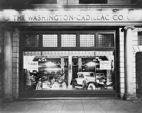 Cadillac Dealer Showroom Washington DC 8x10 Reprint Of Old Photo - Photoseeum